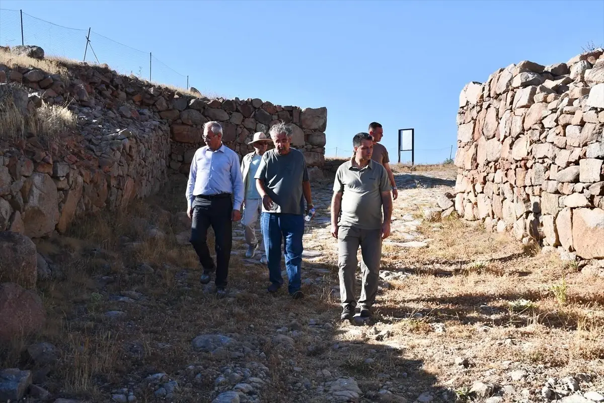 Sorgun Kaymakamı Pteria Antik Kenti'ni Ziyaret Etti