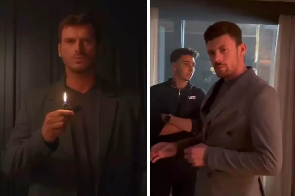 Kıvanç Tatlıtuğ'un dublörü görüntüleri paylaştı! Benzerlik dikkat çekti