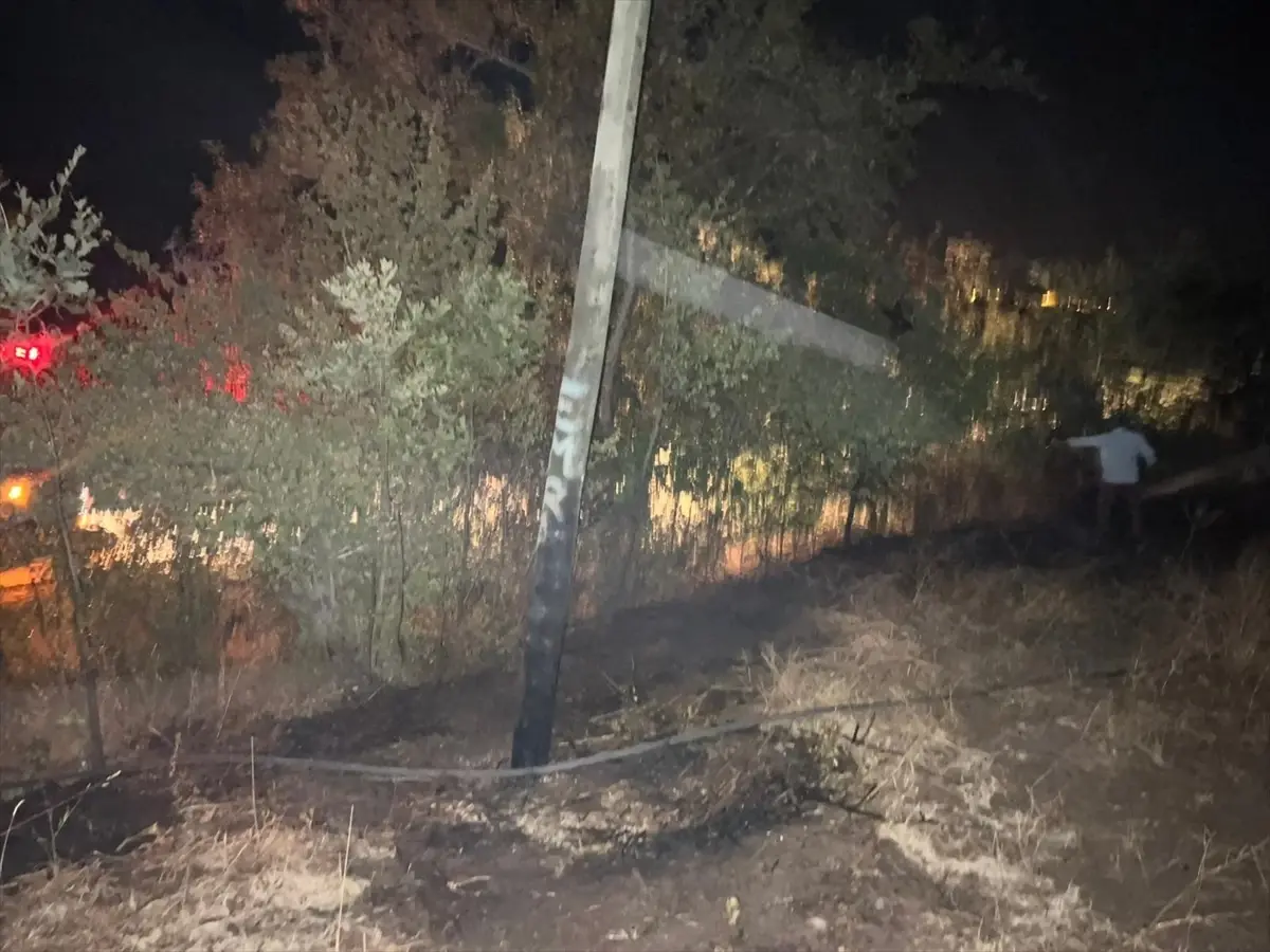 Çorum'da Yangın Söndürüldü