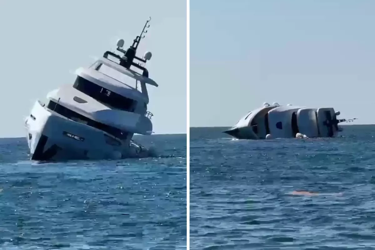 Yeni Lüks Yat 15 Dakika Sonra Battı