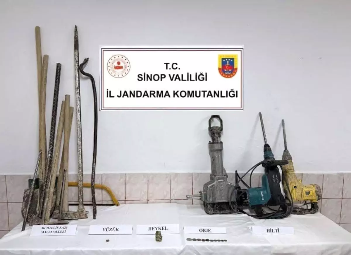 Sinop'ta Tarihi Eser Kaçakçılığı Operasyonu