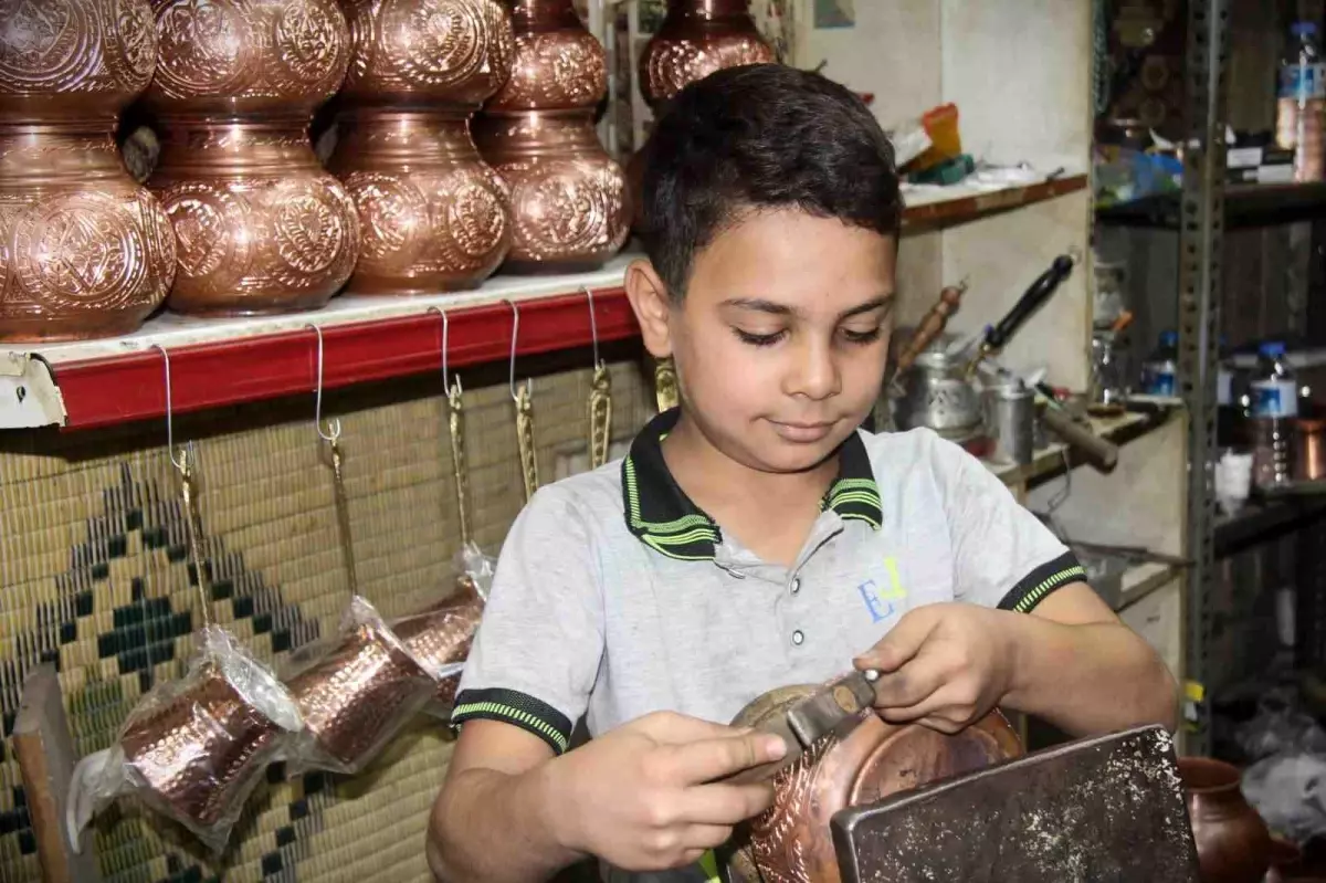 10 Yaşındaki Usta Bakırcı: Yakup Can Bilici