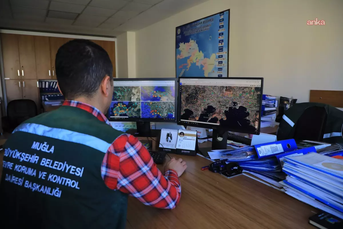 Muğla'da Hafriyat Kamyonları Uydu Takip ile İzleniyor