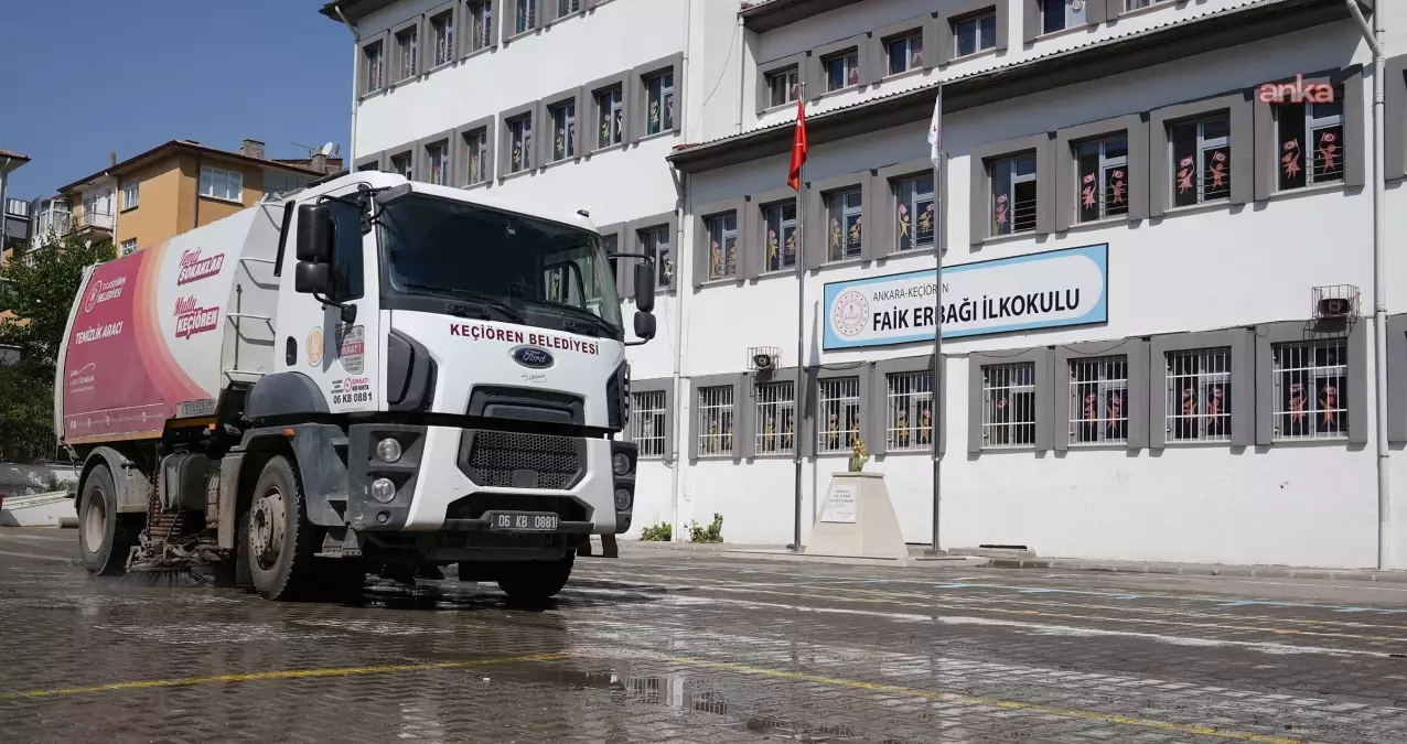 Keçiören Belediyesi Okullarda Temizlik Seferberliği Başlattı