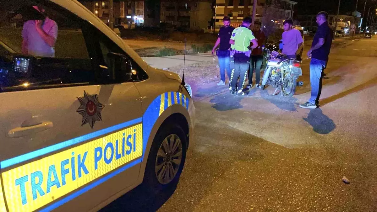 Aksaray'da Plakasız Motosiklet Kazası