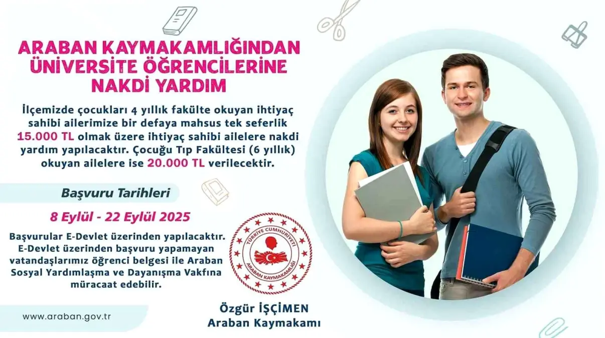 Gaziantep'te Eğitim Yardımı