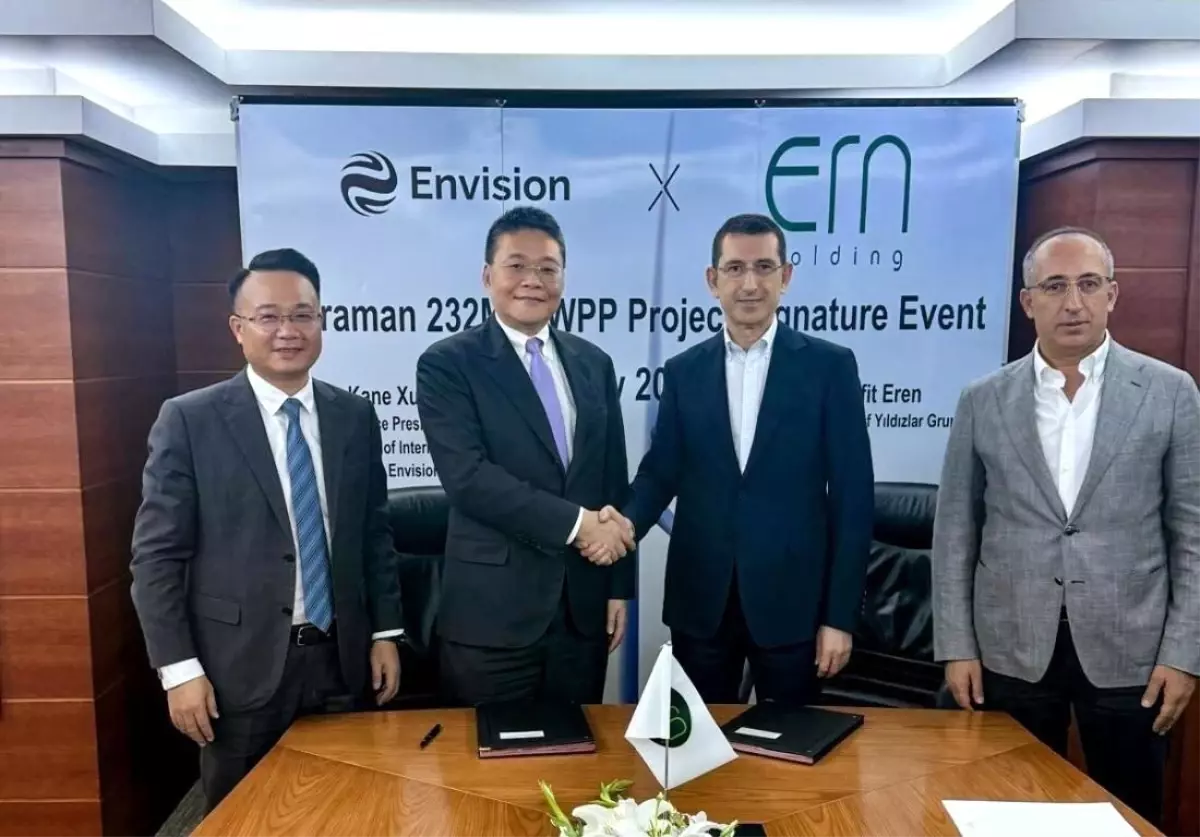 Envision Energy Türkiye'ye Rüzgar Projesiyle Giriş Yaptı