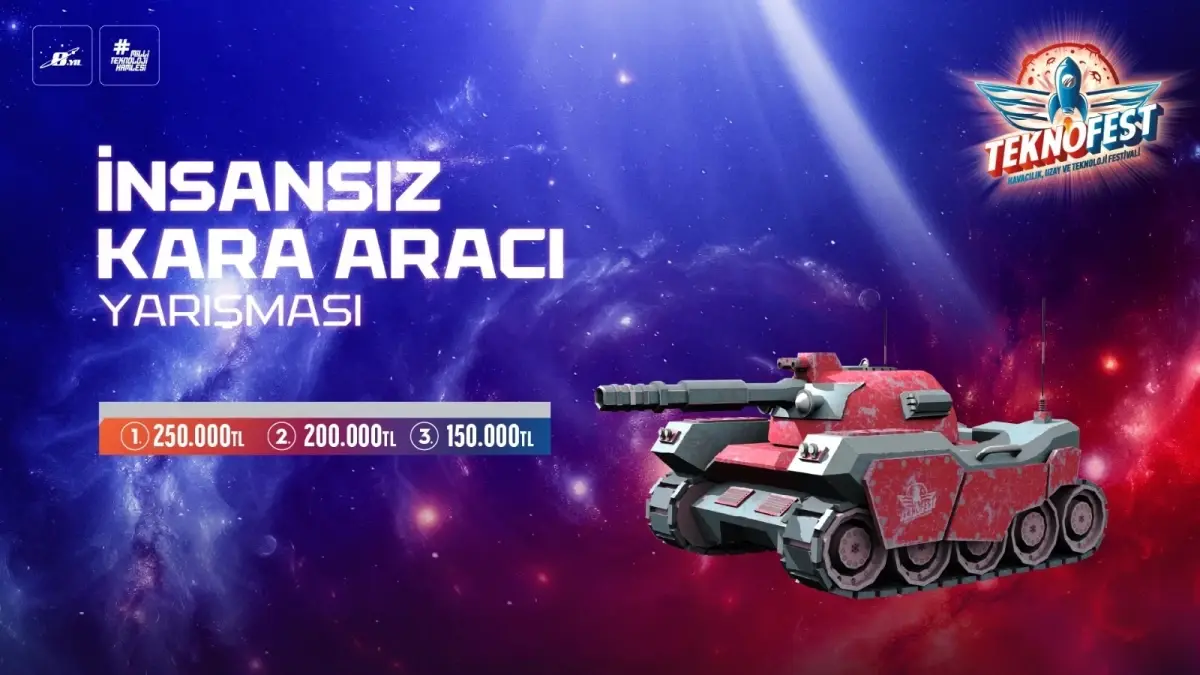 İnsansız Kara Aracı Yarışması TEKNOFEST'te!