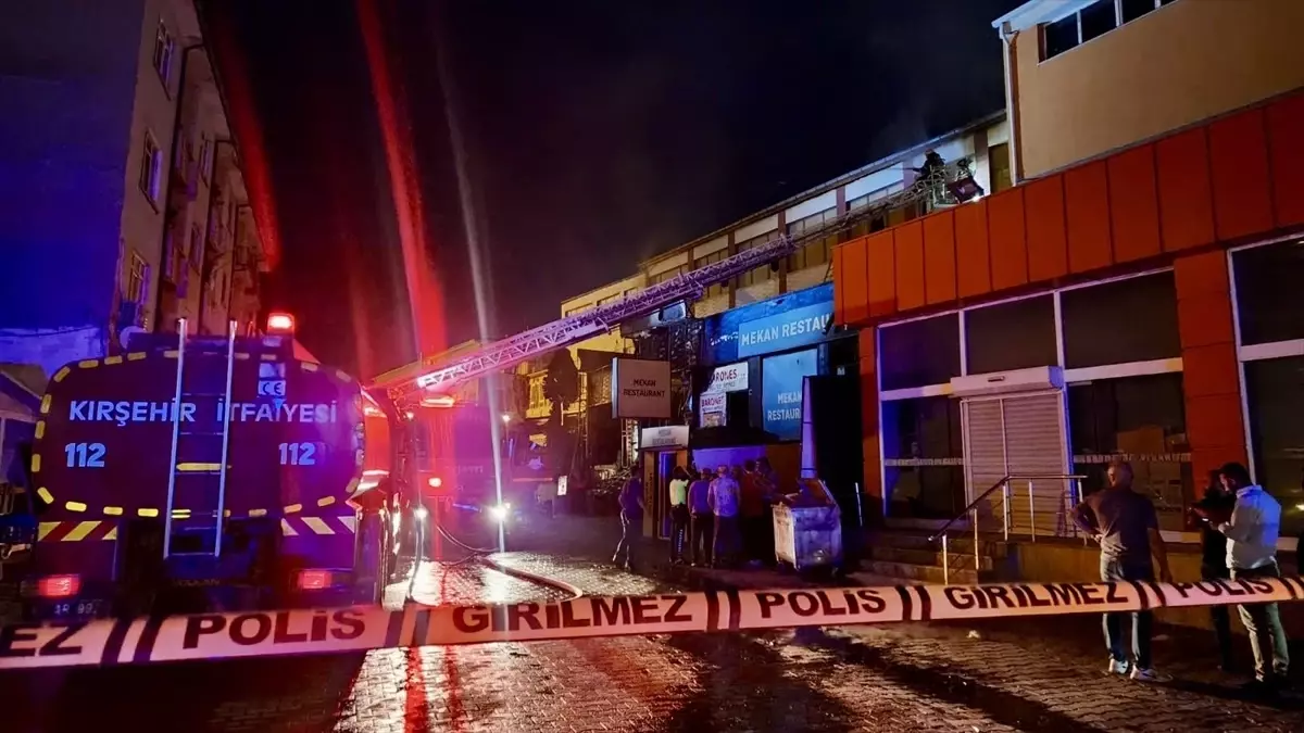 Kırşehir'de Hırdavat Dükkanında Yangın