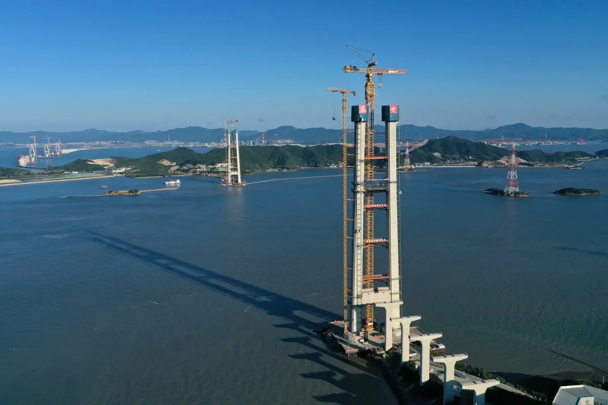Zhoushan Köprüsü'nde Önemli Aşama