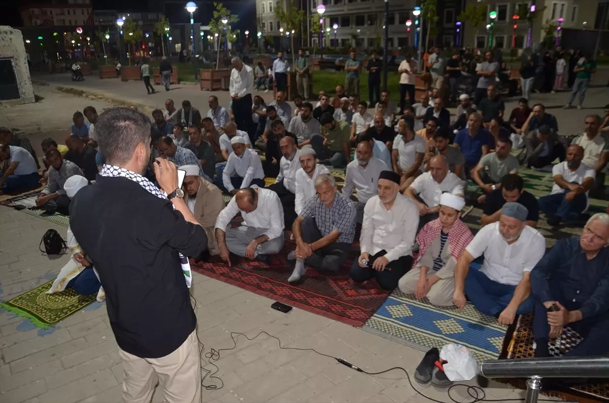 Muş'ta Filistin'e Destek Açıklaması