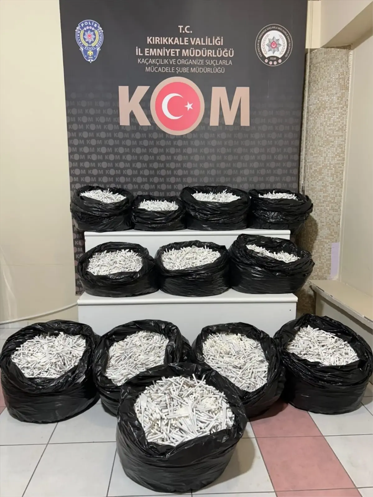 Kırıkkale'de Tütün Kaçakçılığı Operasyonu