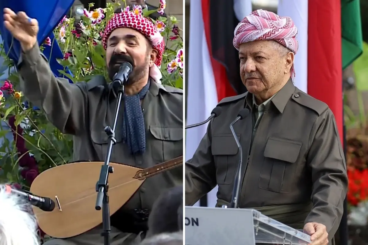 Görüntü Irak'tan değil Paris'ten! Barzani 'Kürtler için tarihi bir gün' dedi, Şivan Perwer coştu