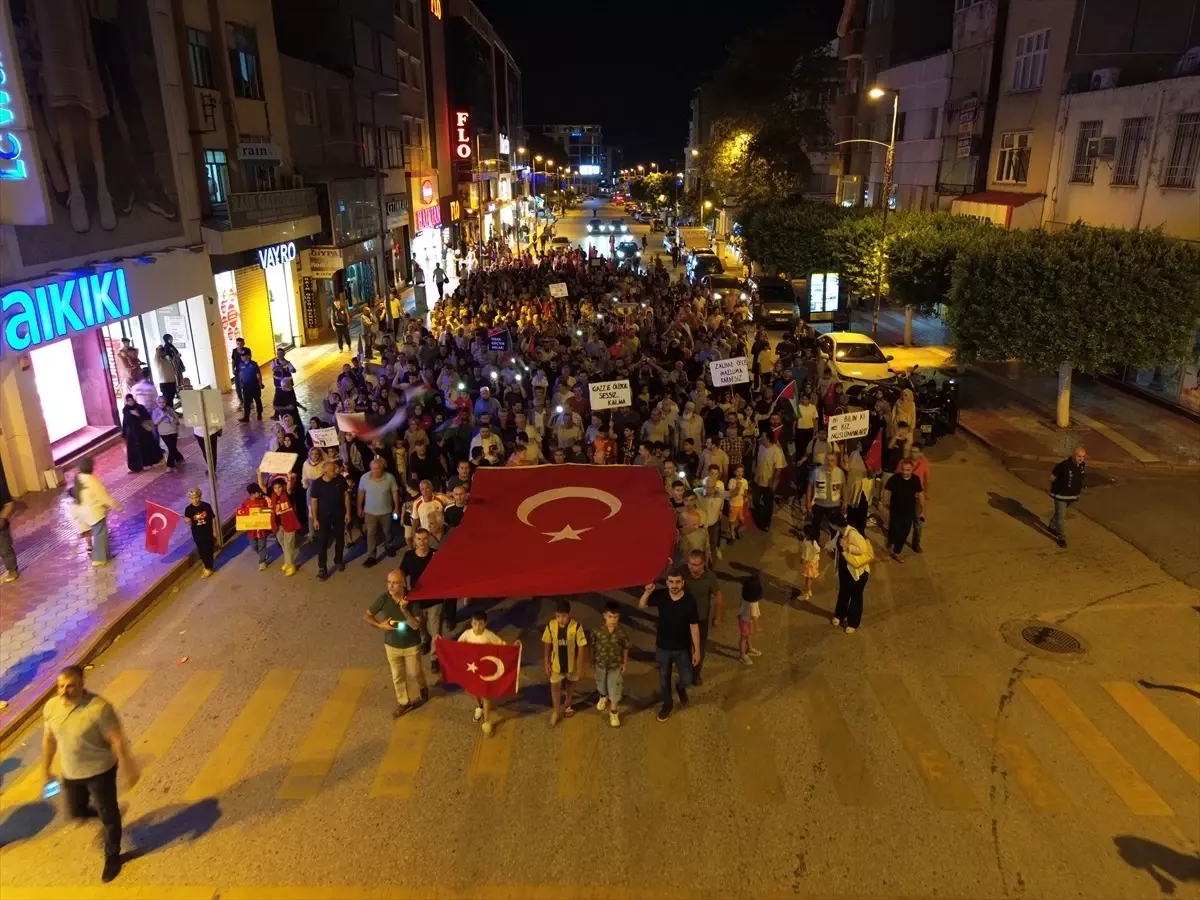 Dörtyol'da Filistin'e Destek Yürüyüşü