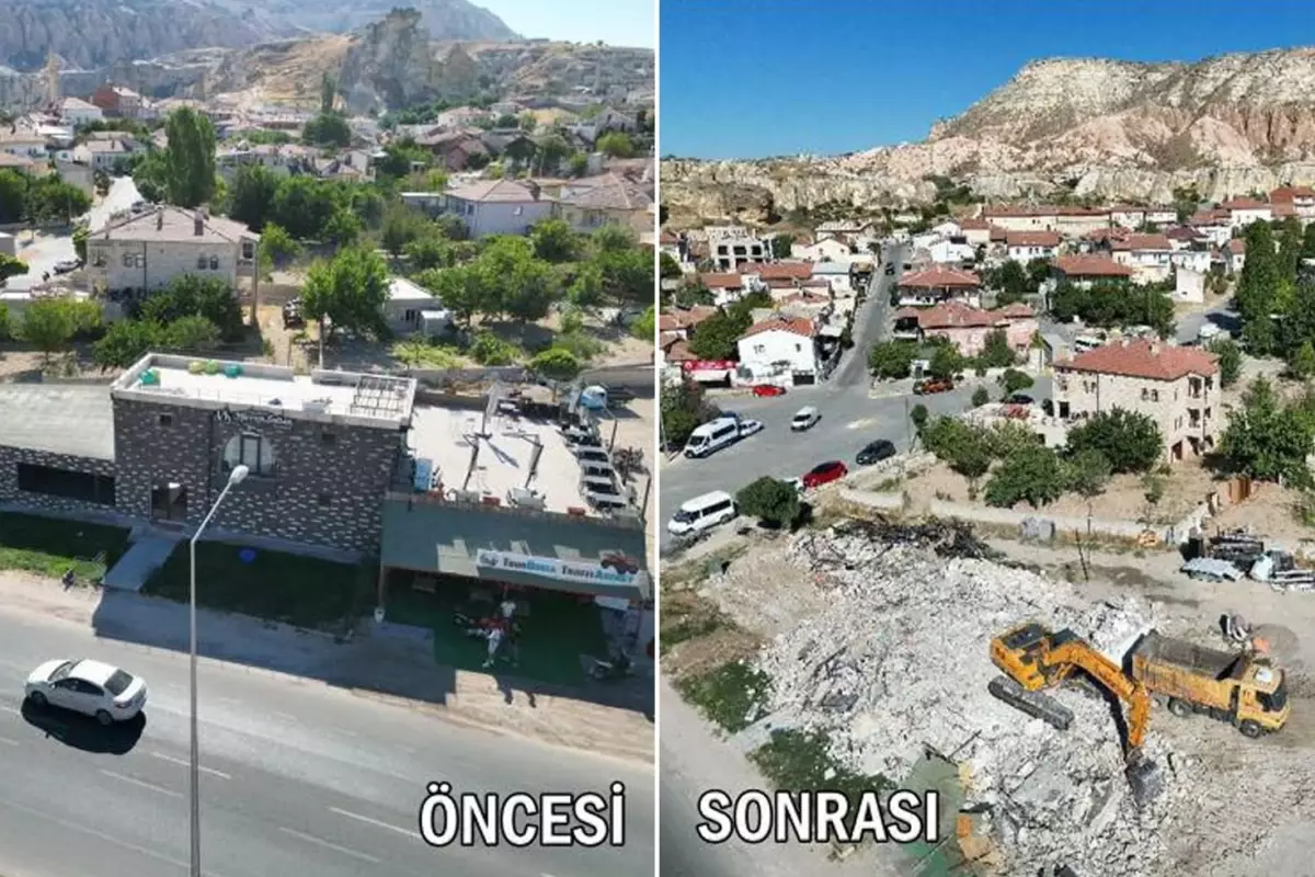 Kapadokya'da kaçak yapıya geçit yok