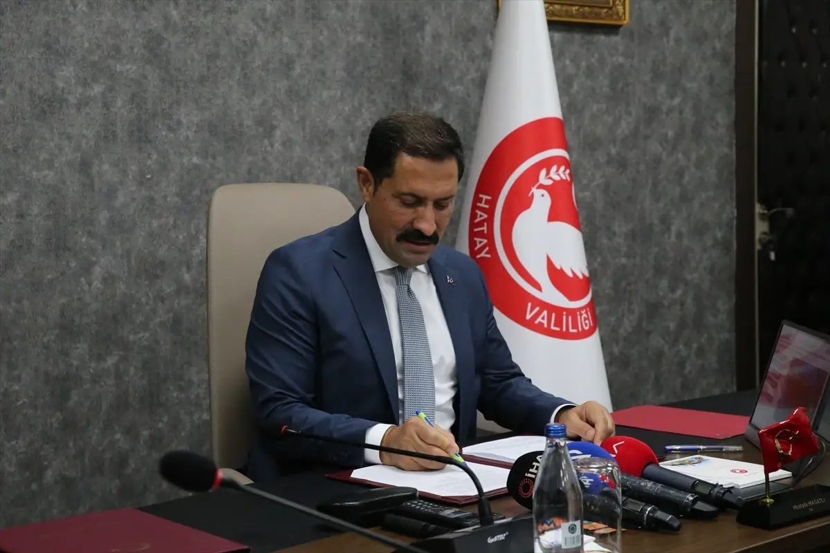 Hatay'da Proje İmza Töreni