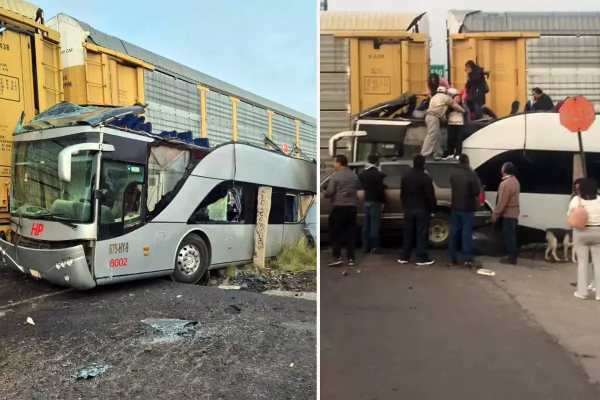 Meksika'da Otobüs ile Tren Çarpıştı: 8 Ölü, 45 Yaralı