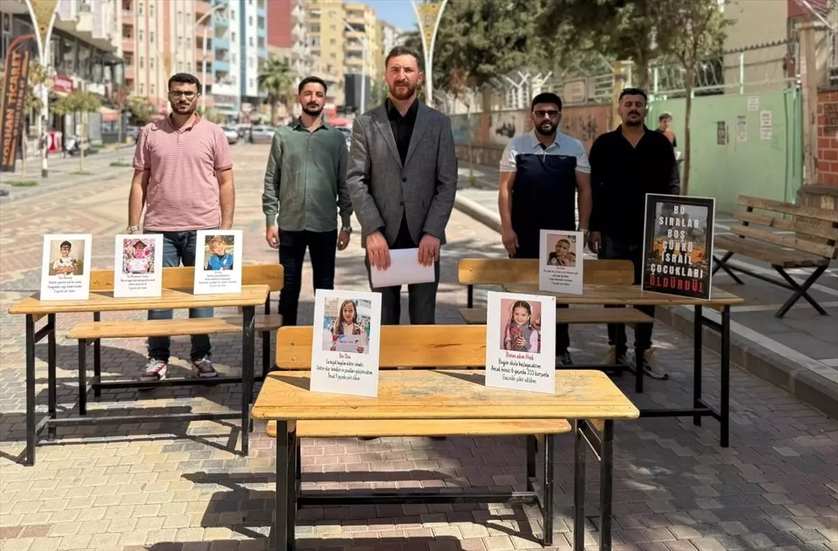 Kızıltepe'de Gazzeli Çocuklar için Anma Etkinliği