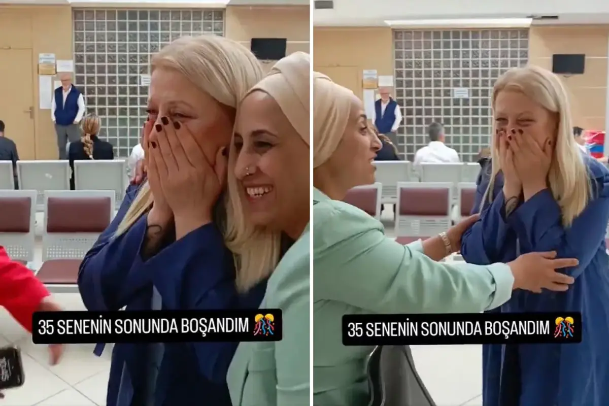 Zorla evlendirildiği adamdan 35 yıl sonra boşanan kadının mutluluğu