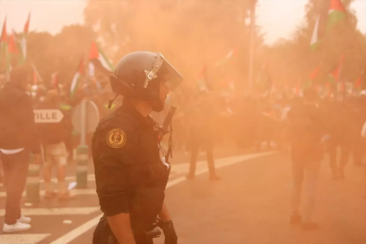 La Vuelta'da İsrail Karşıtı Protestolar