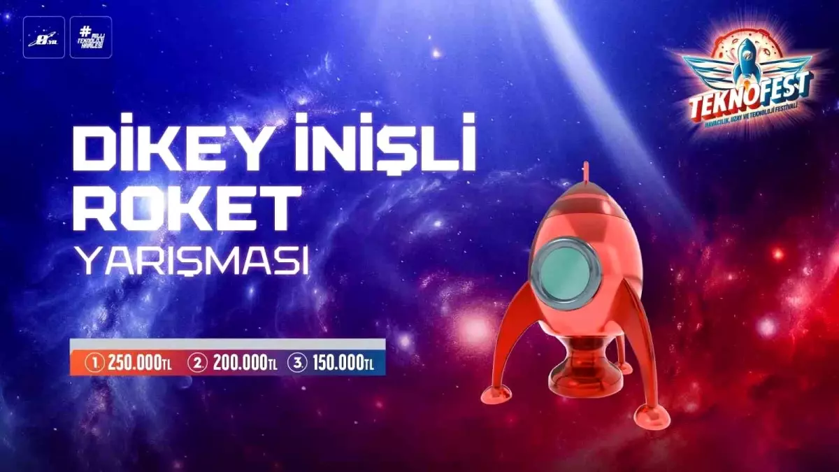 Dikey İnişli Roket Yarışması Başladı