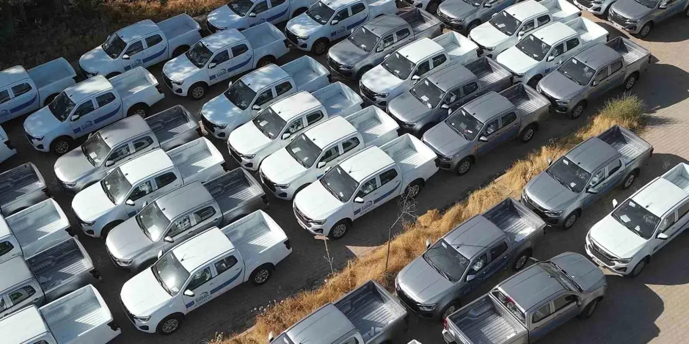 Fırat EDAŞ'a 135 Yeni Araç Eklendi