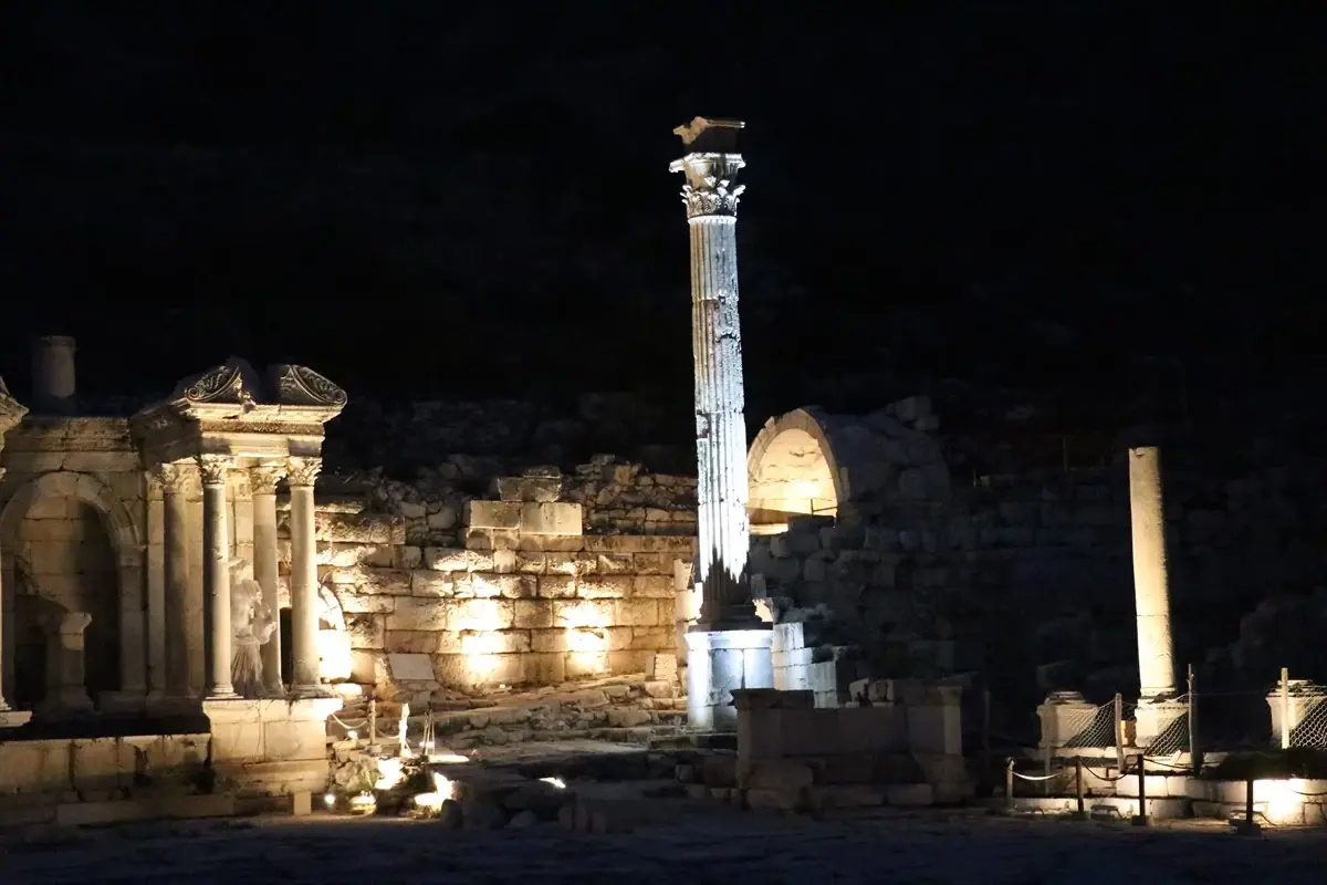 Sagalassos Antik Kenti Gece Ziyaretine Açılıyor
