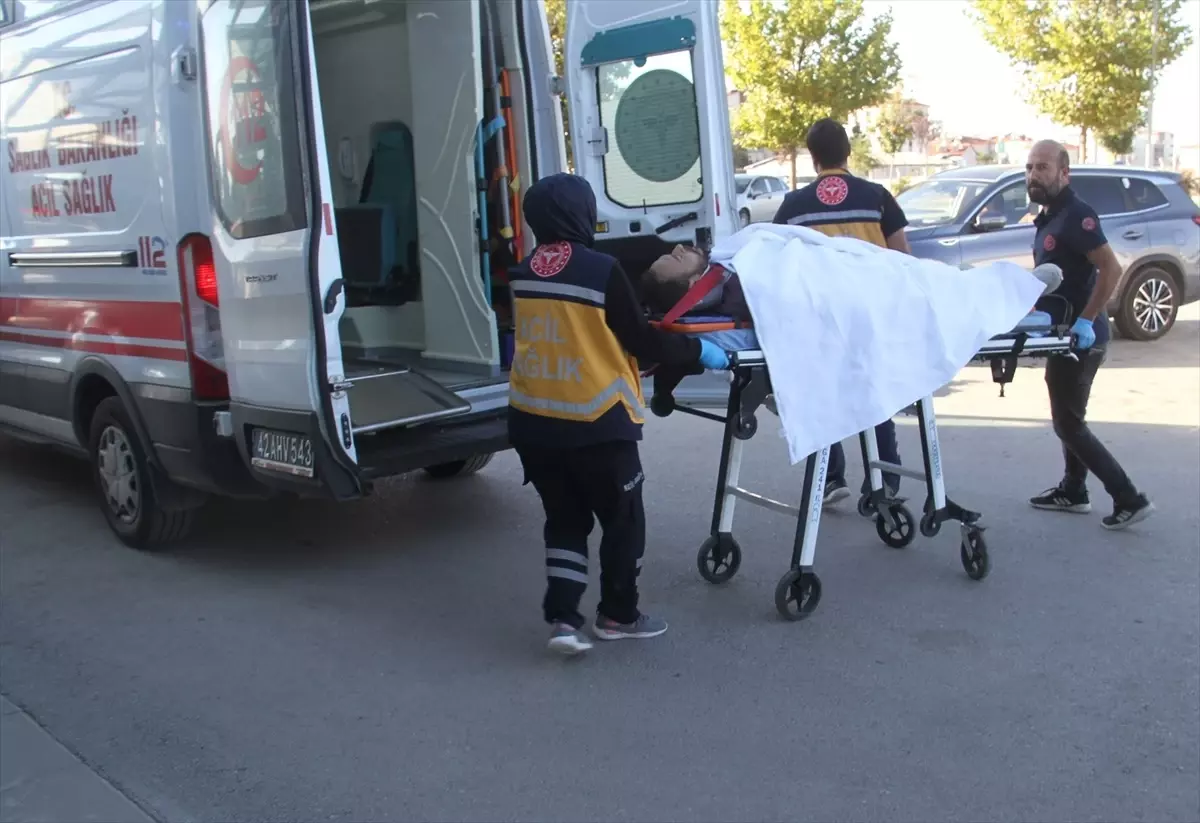 Beyşehir'de İnşaatta İşçi Yaralandı
