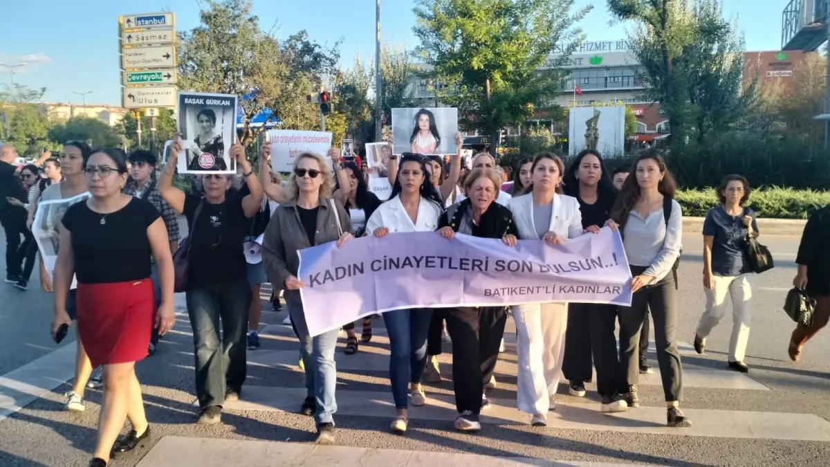 Başak Gürkan Arslan İçin Protesto Yürüyüşü