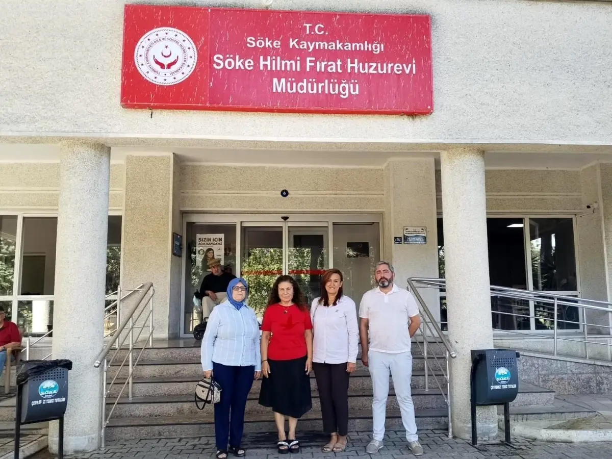 Söke'de Kuaförlerden Huzurevine Anlamlı Destek
