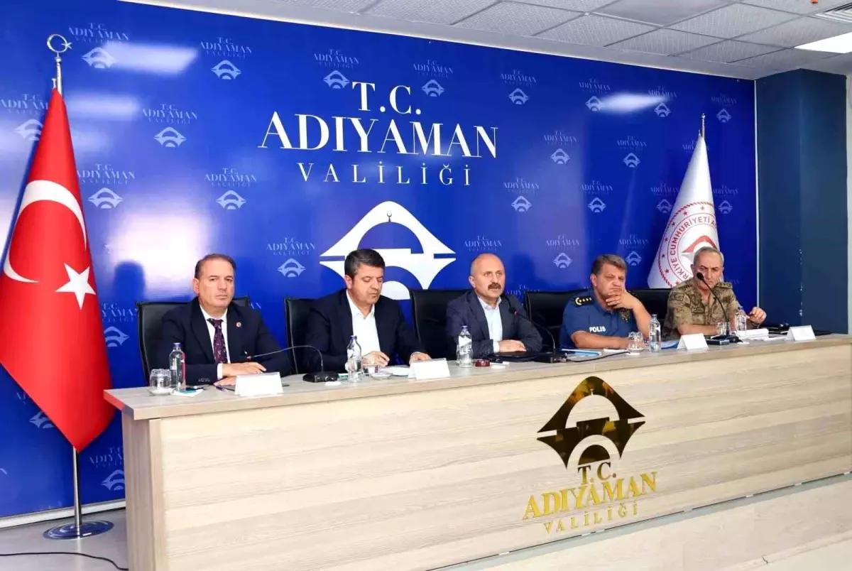 Adıyaman'da Okul Güvenliği İçin Toplantı Düzenlendi