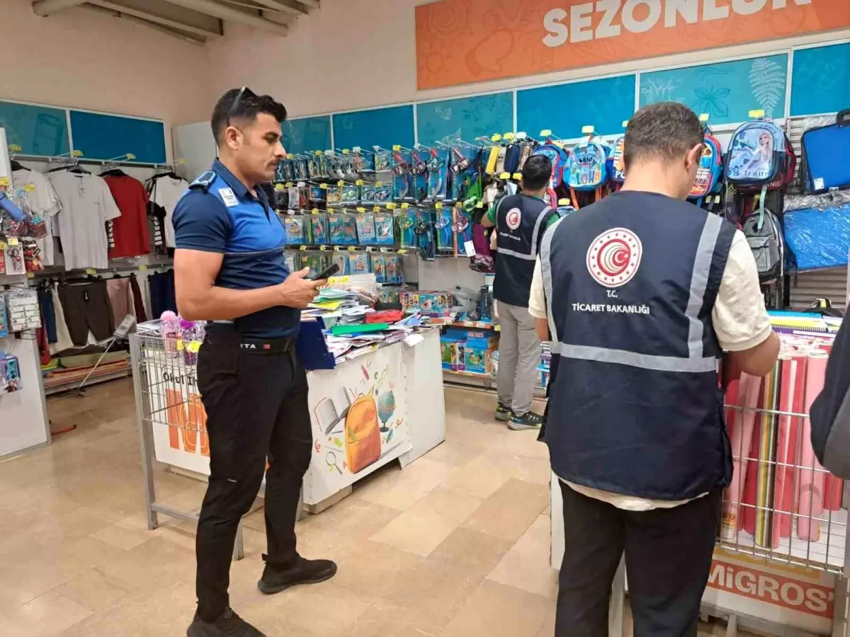 Düzce'de Okul Kırtasiyeleri Denetlendi