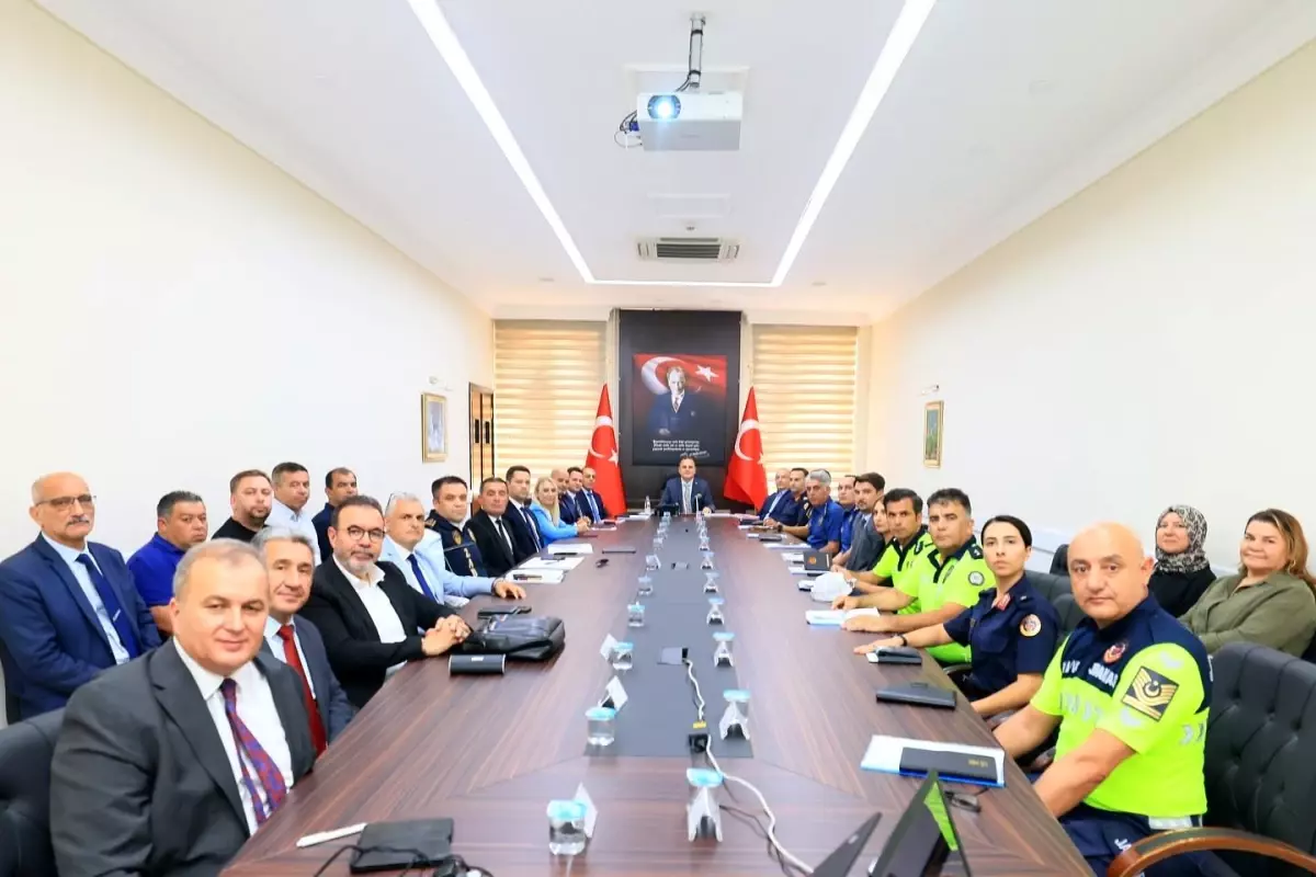 Muğla'da Okul Güvenliği Toplantısı Yapıldı