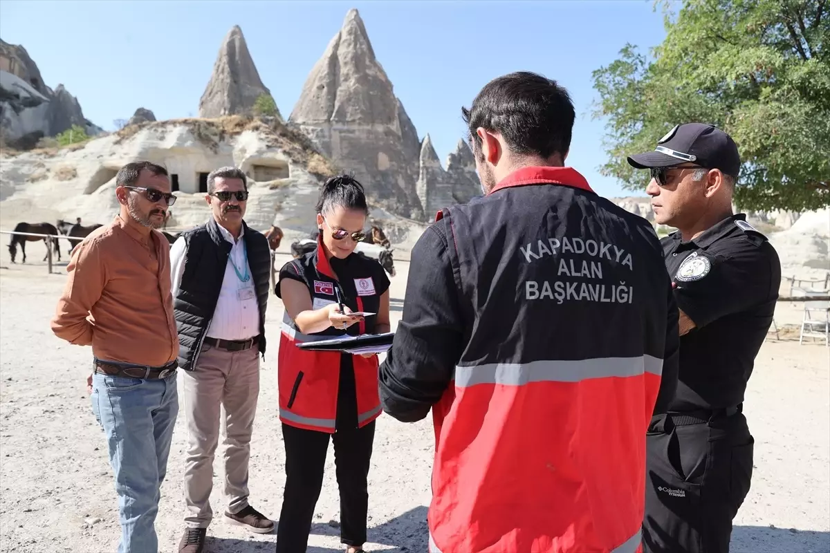 Kapadokya'da At Çiftliklerine Denetim