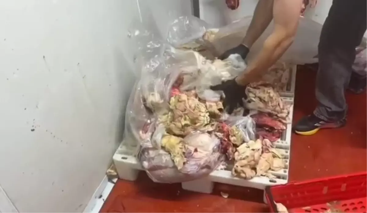 Akyurt'ta Sağlıksız Et Üretimi Operasyonu
