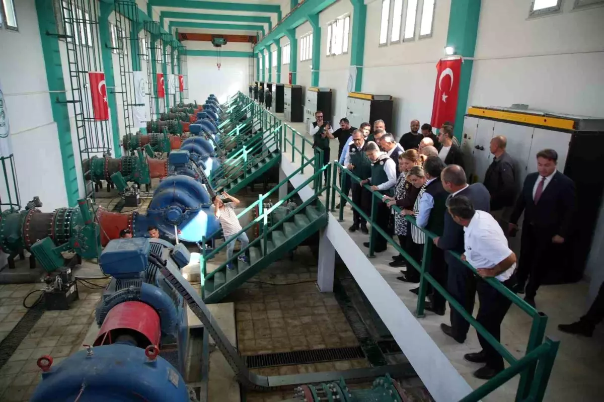 Çakmak Barajı İletim Hattı Açıldı