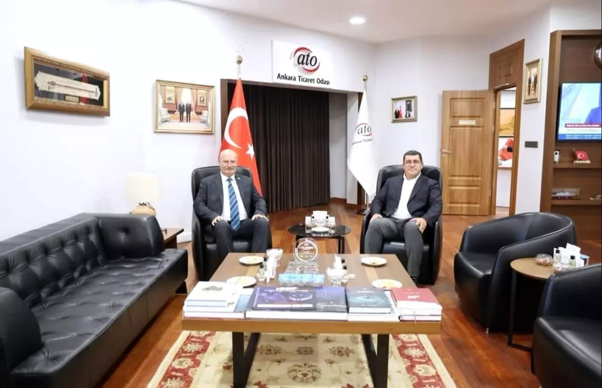 Kayserispor Başkanı ATO'yu Ziyaret Etti