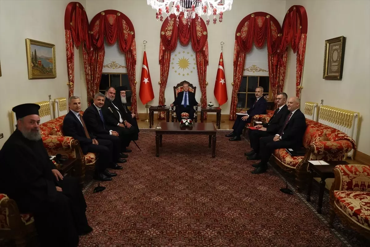 Erdoğan, Kudüs Patriği ile Görüştü
