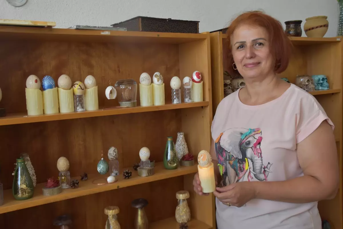 Yumurta Kabuklarından Sanat