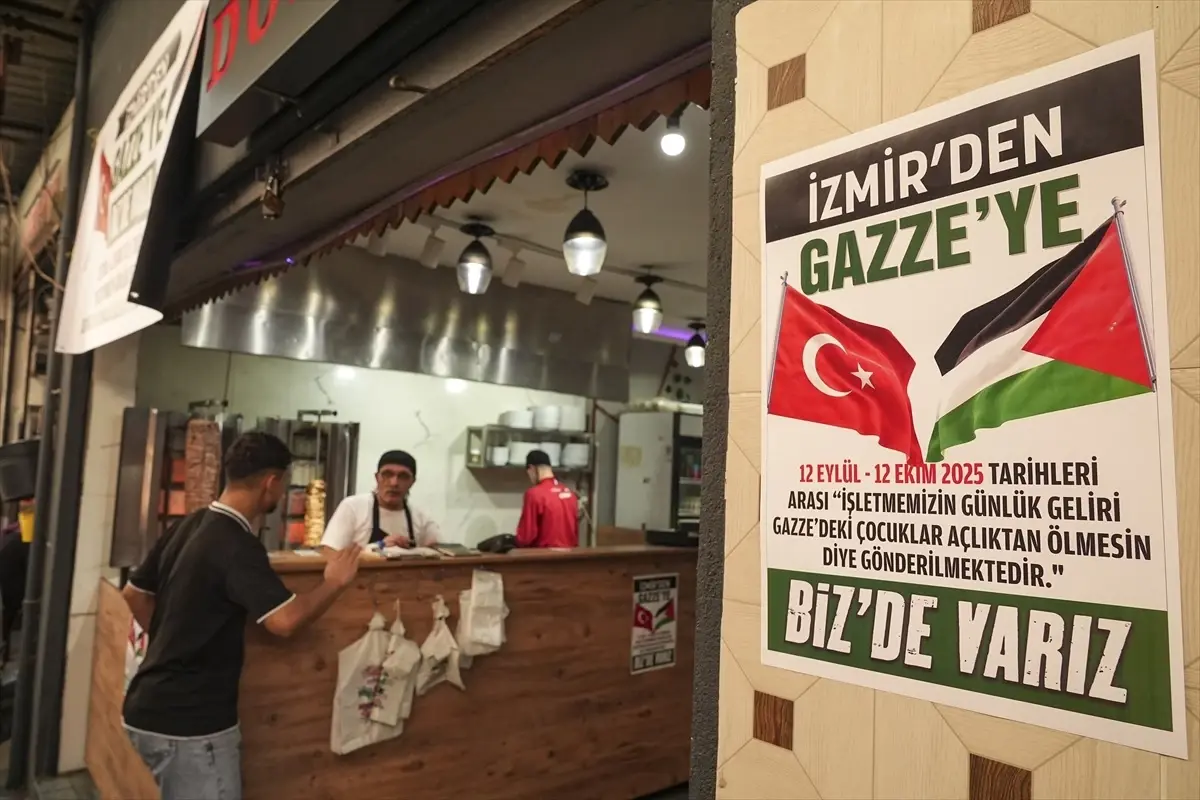 İzmir Restoranı'ndan Gazze'ye Destek