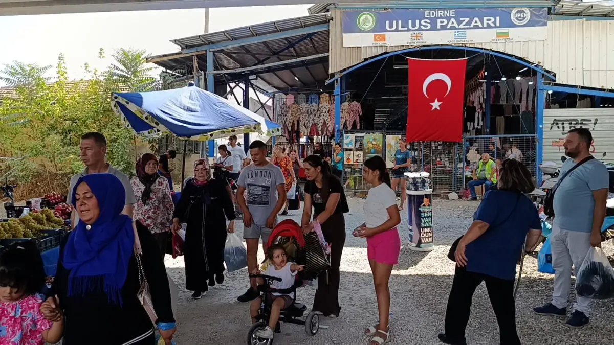 Edirne'de Bulgar Turist Yoğunluğu Artıyor
