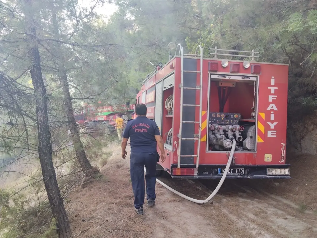 İvrindi'de Orman Yangını Söndürüldü