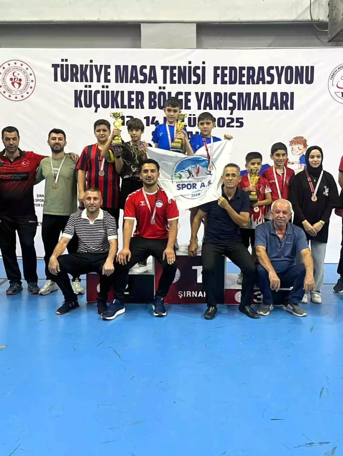 Kayseri Spor A.Ş. Küçükler Bölge Yarışmaları'nda Şampiyon