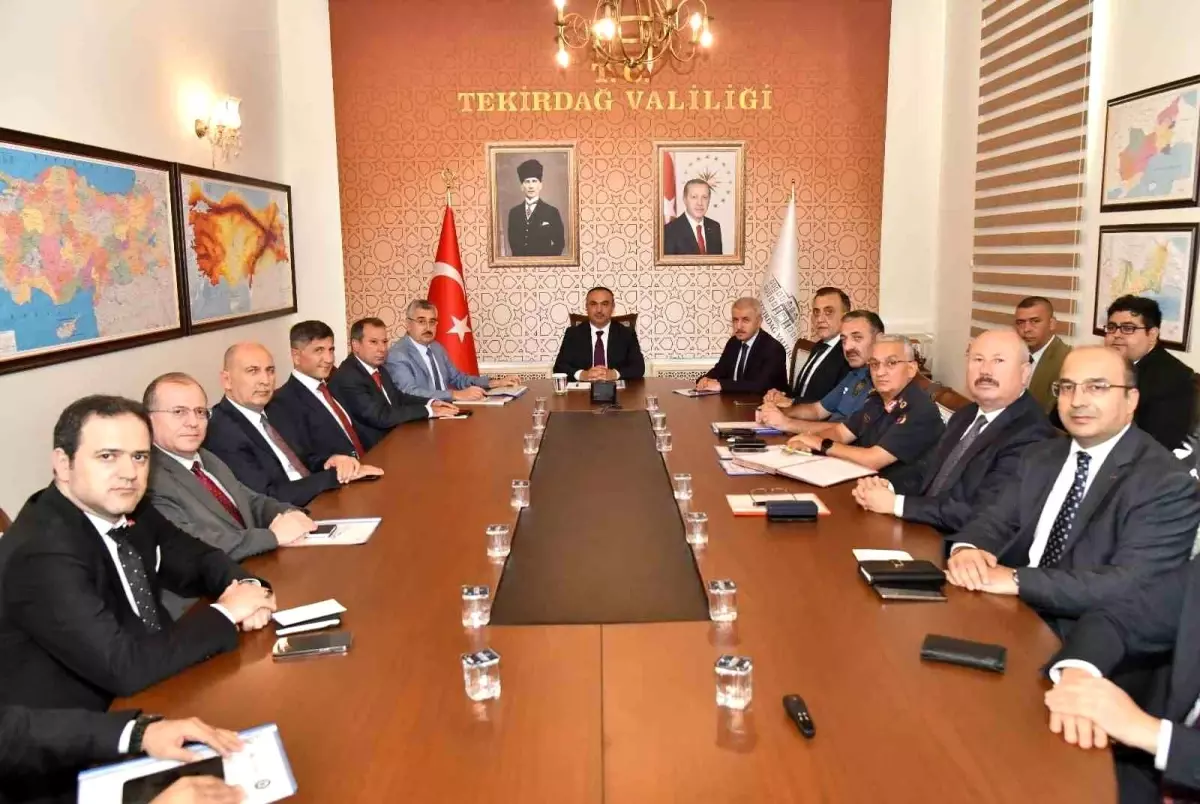 Tekirdağ'da Güvenlik Toplantısı