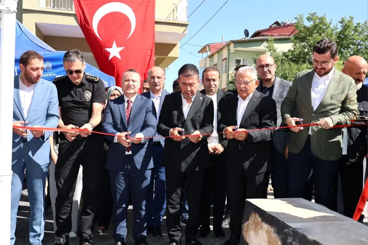 Bünyan'da iki proje hizmete açıldı