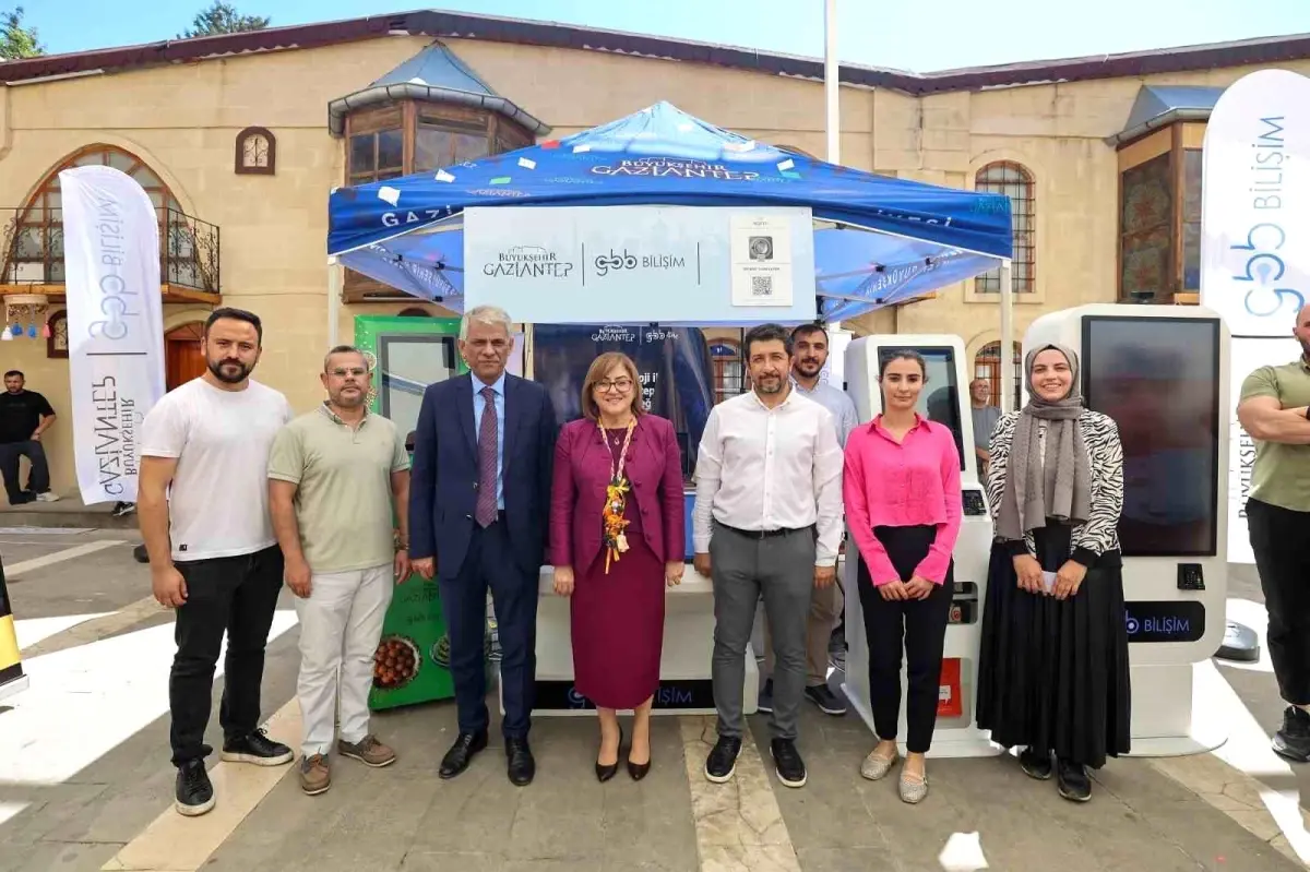 Gaziantep'te Yeni Dijital Kiosklar Hizmete Girdi