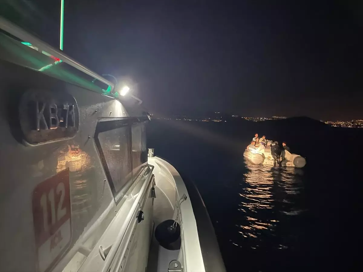 Bodrum'da 20 Düzensiz Göçmen Kurtarıldı