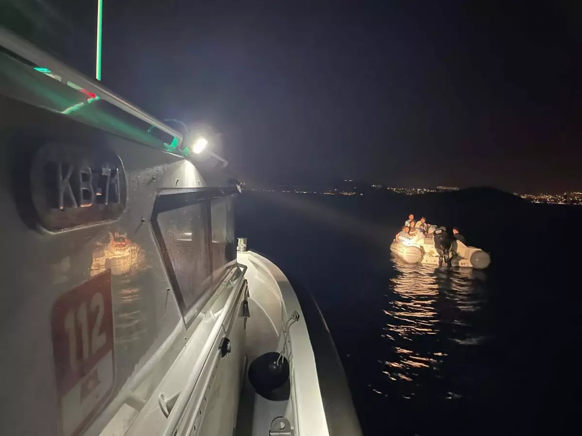 Bodrum'da 20 Kaçak Göçmen Kurtarıldı