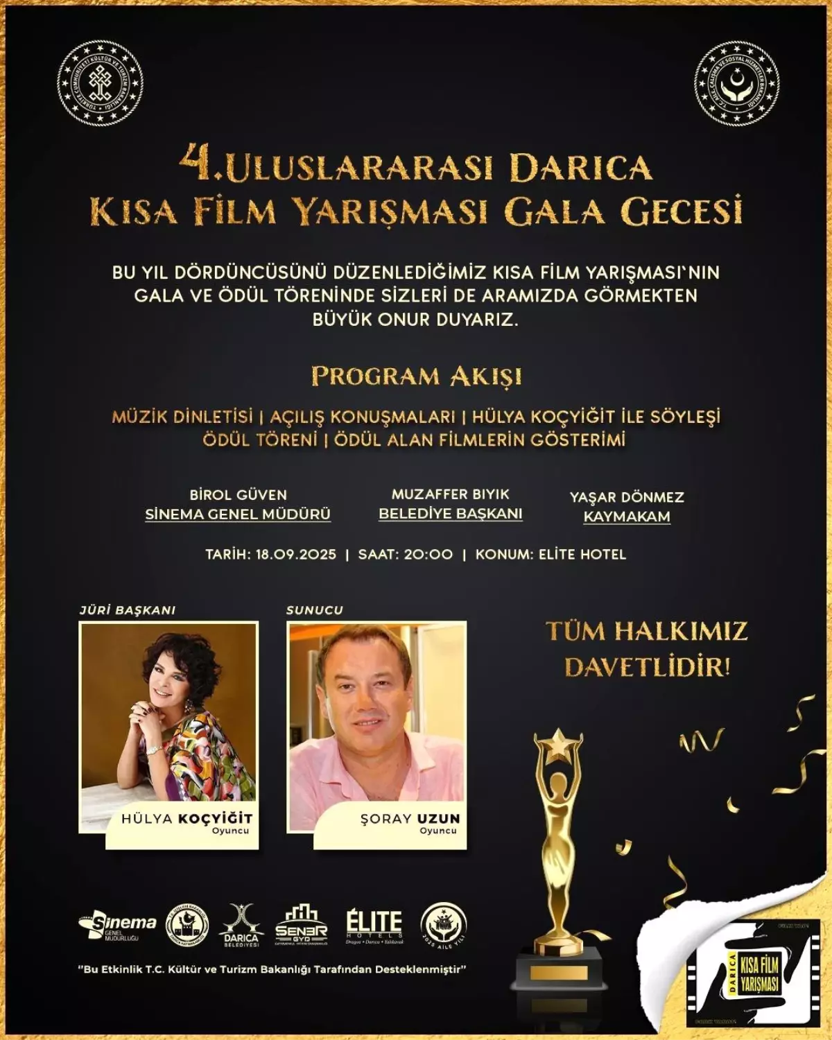 Darıca Kısa Film Yarışması Gala Töreni