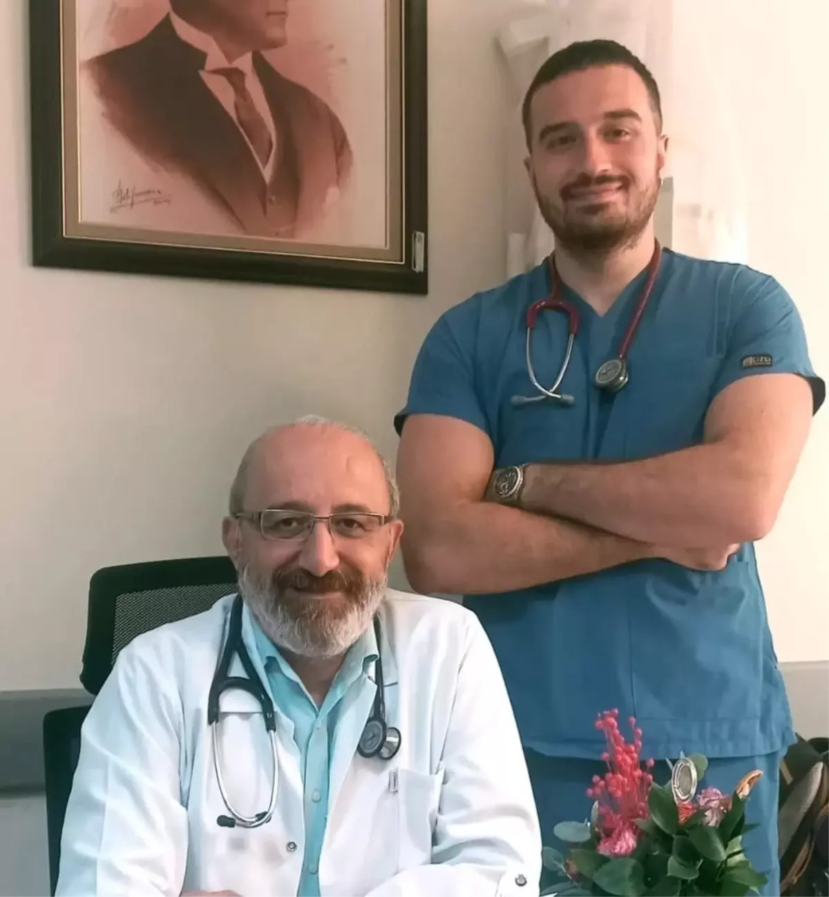 Baba-Oğul Doktorlar Mudanya Hastanesi'nde